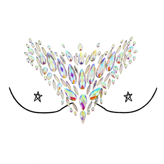 Crystal Boob Gems/ Jewels - Style F