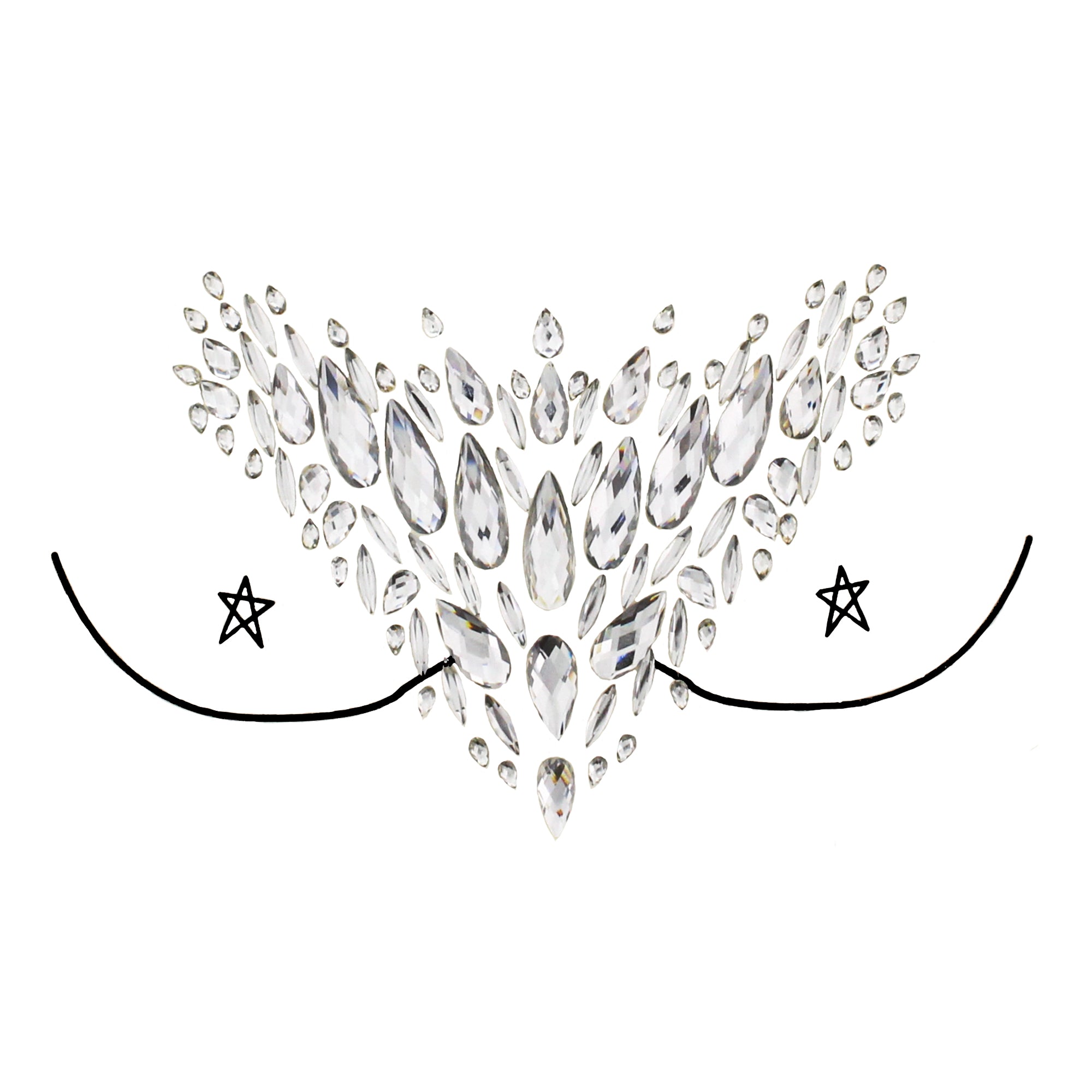 Crystal Boob Gems/ Jewels - Style F