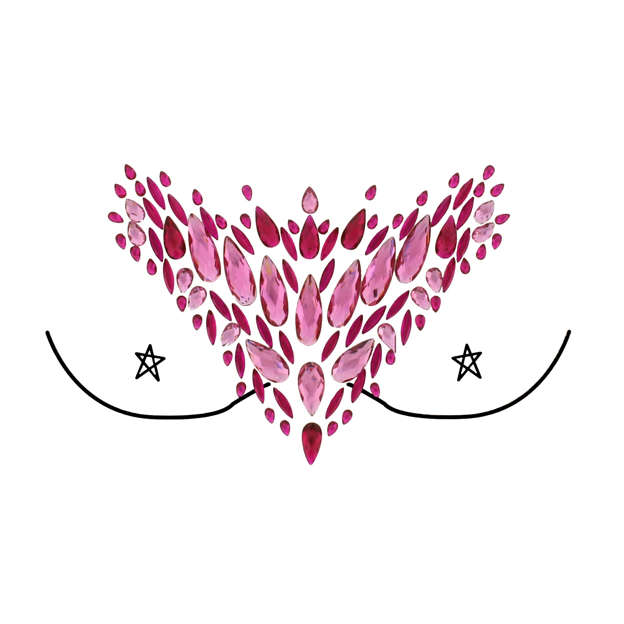 Crystal Boob Gems/ Jewels - Style F