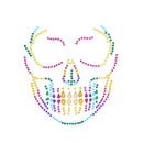 Scary Skeleton Rainbow Face Gems Set
