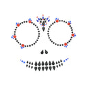 Day of the Dead Skeleton Face Gems Set