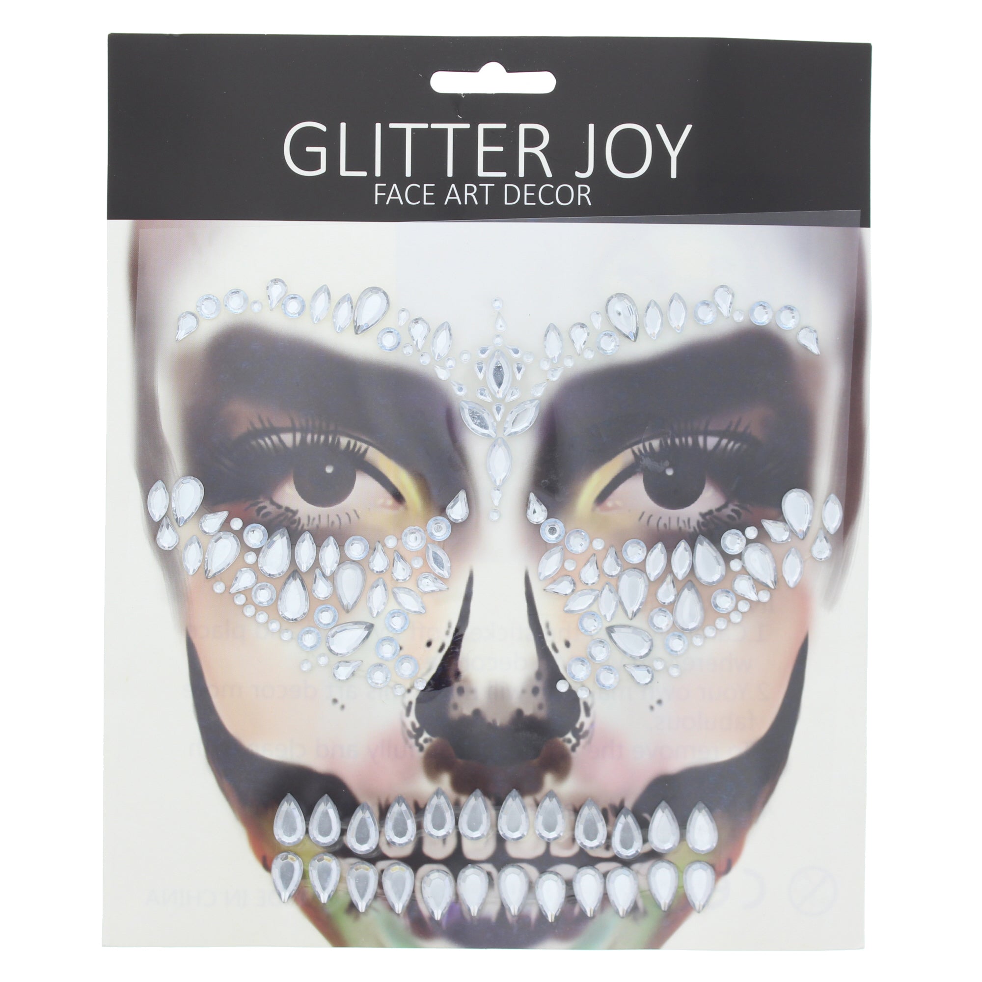 Skeleton Clear Face Gems Set