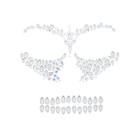 Skeleton Clear Face Gems Set