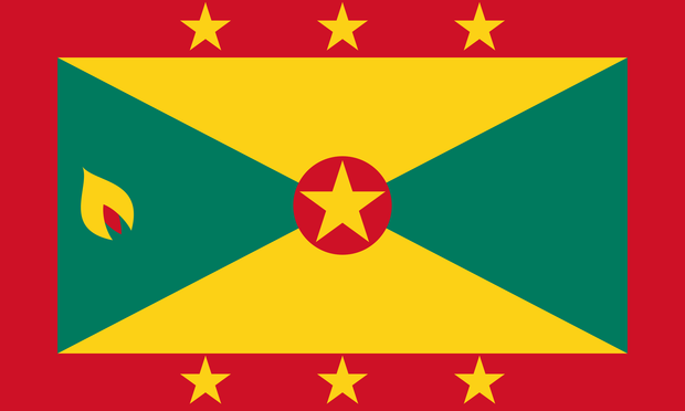 5 x 3 Feet Grenada Flag with Brass Eyelets