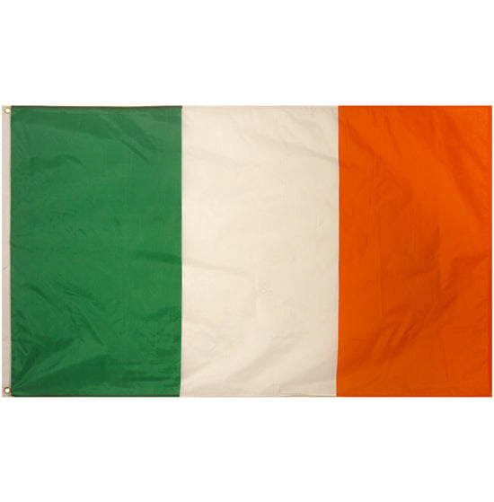 5 x 3 Feet Republic of Ireland Flag with Brass Eyelets (Tricolour)