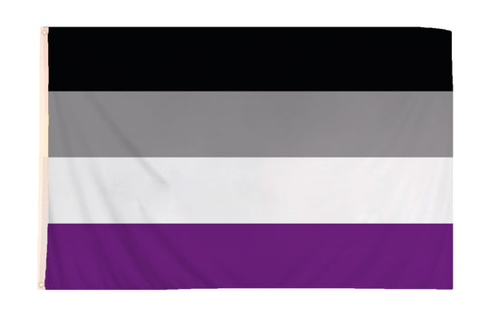 5 x 3 Feet Asexual Flag with Brass Eyelets