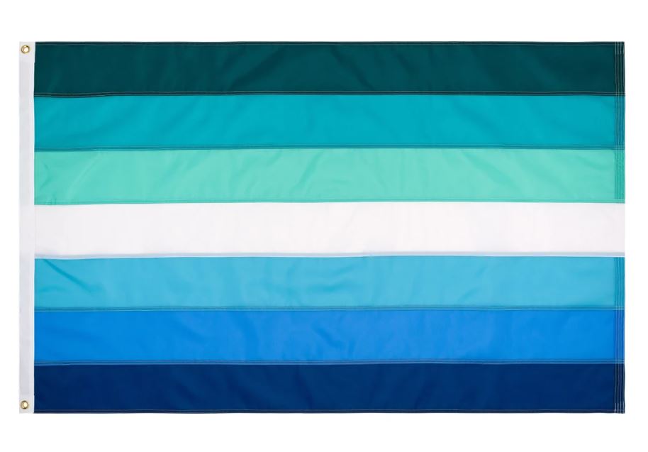 Gay Men's Flag with Brass Eyelets