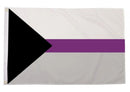 Demisexual Flag with Brass Eyelets
