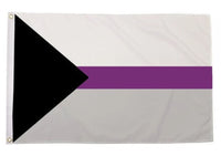 Demisexual Flag with Brass Eyelets