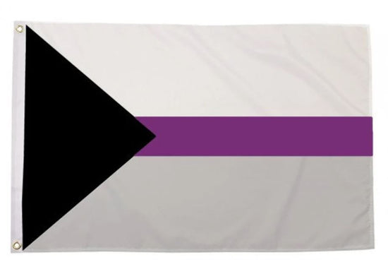 Demisexual Flag with Brass Eyelets