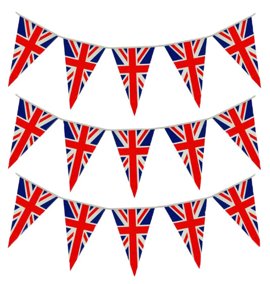 8.5m Union Jack Bunting - 20 Flags