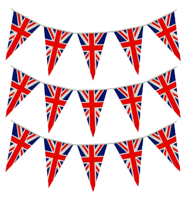 8.5m Union Jack Bunting - 20 Flags