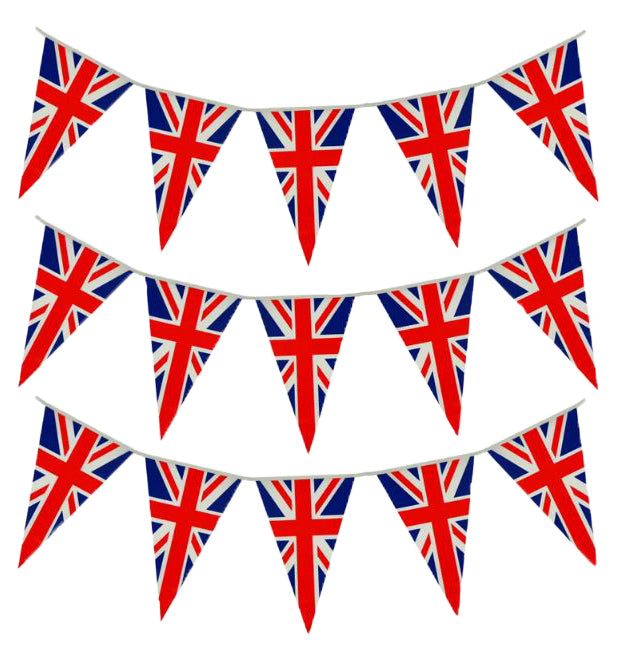 8.5m Union Jack Bunting - 20 Flags