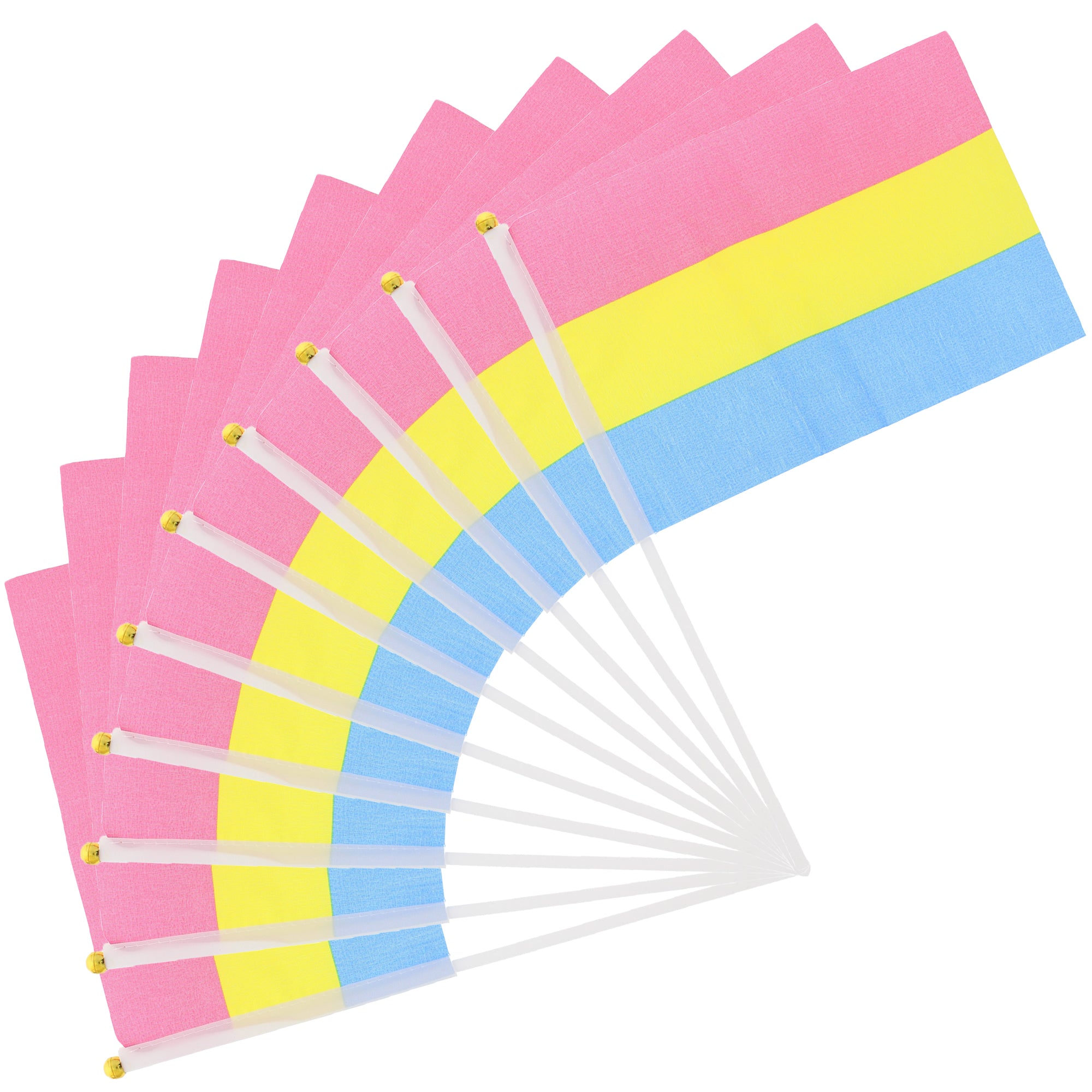 Handheld Pansexual Flag