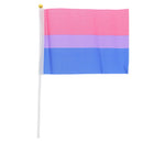 Handheld Bisexual Flag