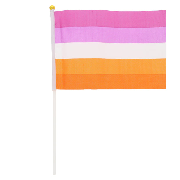 Handheld 30 x 16.5cm Lesbian Flag