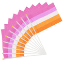 Handheld Lesbian Flag
