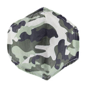 Green Camouflage Print Cotton Face Mask