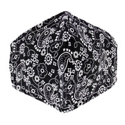 Paisley Print Cotton Face Mask