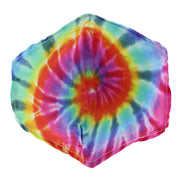 Tie Dye Rainbow Print Cotton Face Mask