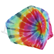 Tie Dye Rainbow Print Cotton Face Mask