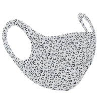 Black & White Leopard Print Value Face Mask