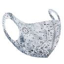 Acid Wash Retro Paisley Print Value Face Mask