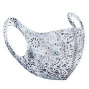 Acid Wash Retro Paisley Print Value Face Mask