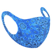 Acid Wash Retro Paisley Print Value Face Mask