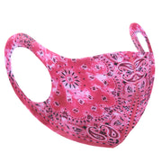 Acid Wash Retro Paisley Print Value Face Mask