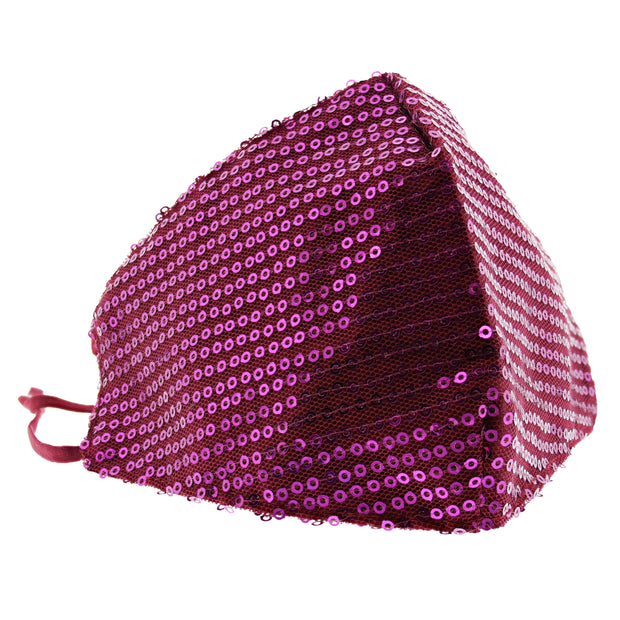 Shiny Sequins on Mesh Cotton Face Mask
