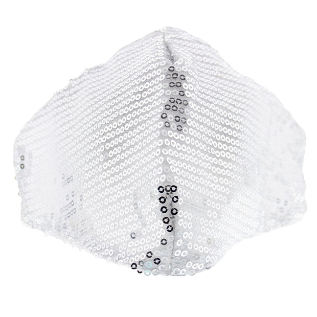 Shiny Sequins on Mesh Cotton Face Mask