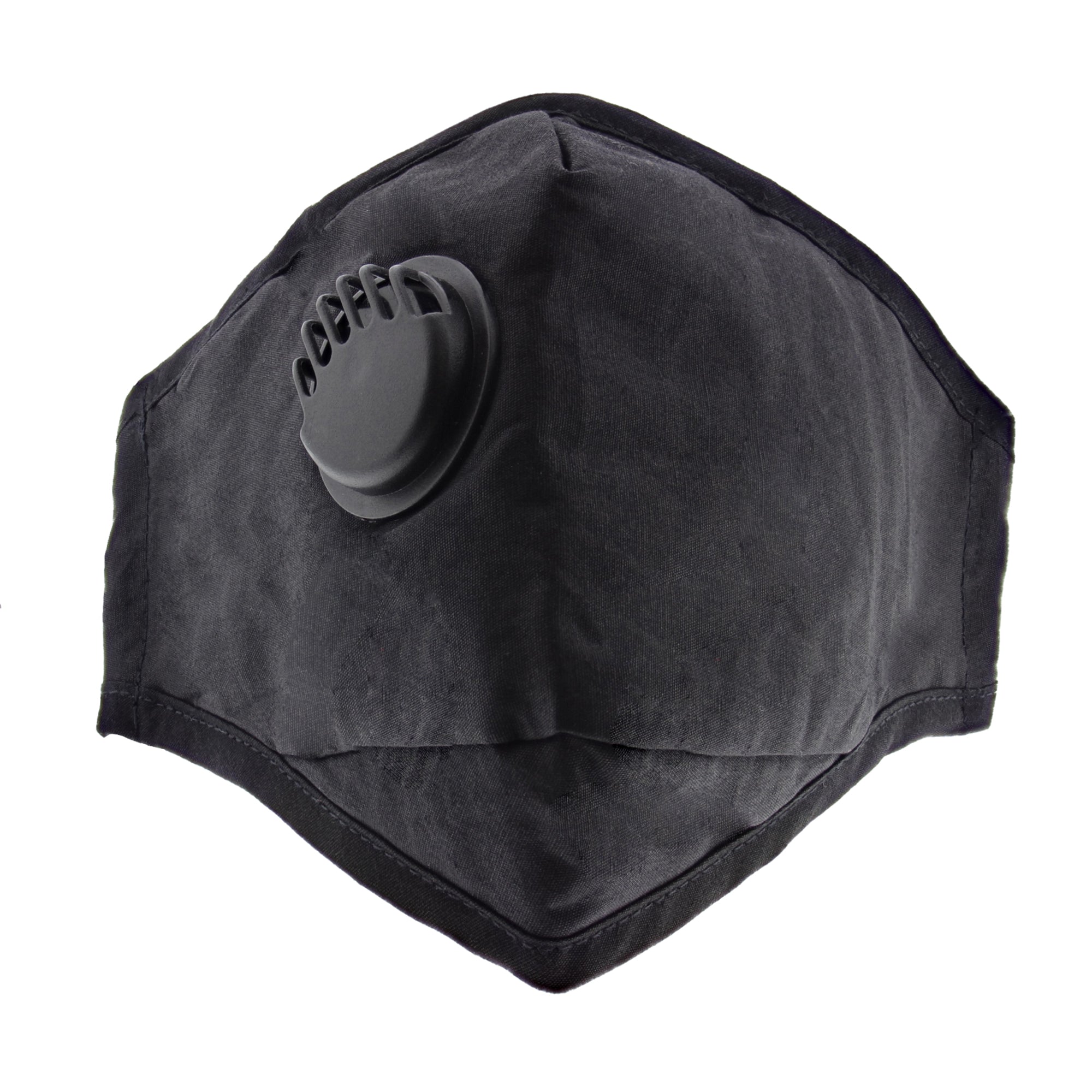 Plain Cotton Face Mask with Valve & Filter