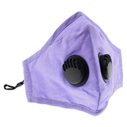 Cotton Face Mask with Double Valve & Filter