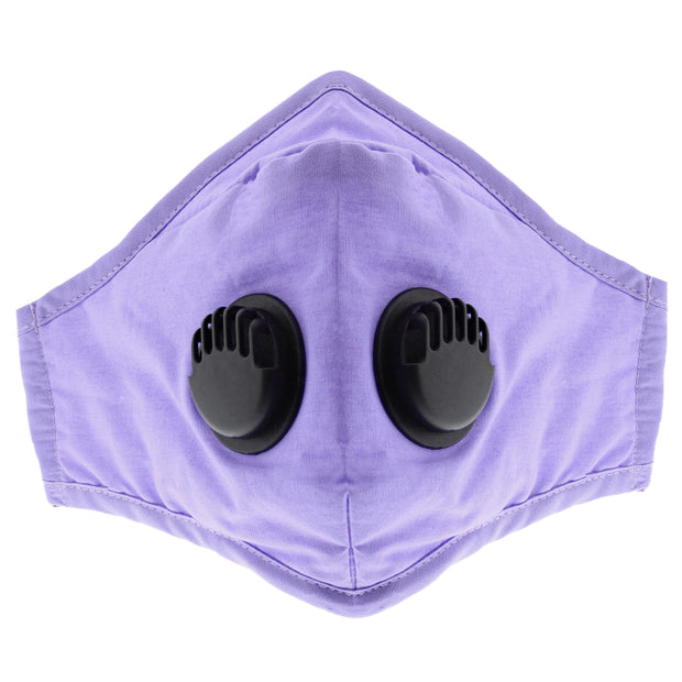 Cotton Face Mask with Double Valve & Filter