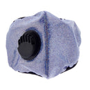 Glitter Cotton Face Mask with Valve