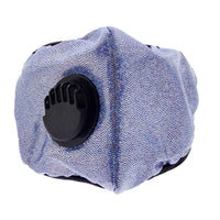 Glitter Cotton Face Mask with Valve
