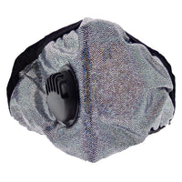 Glitter Cotton Face Mask with Valve