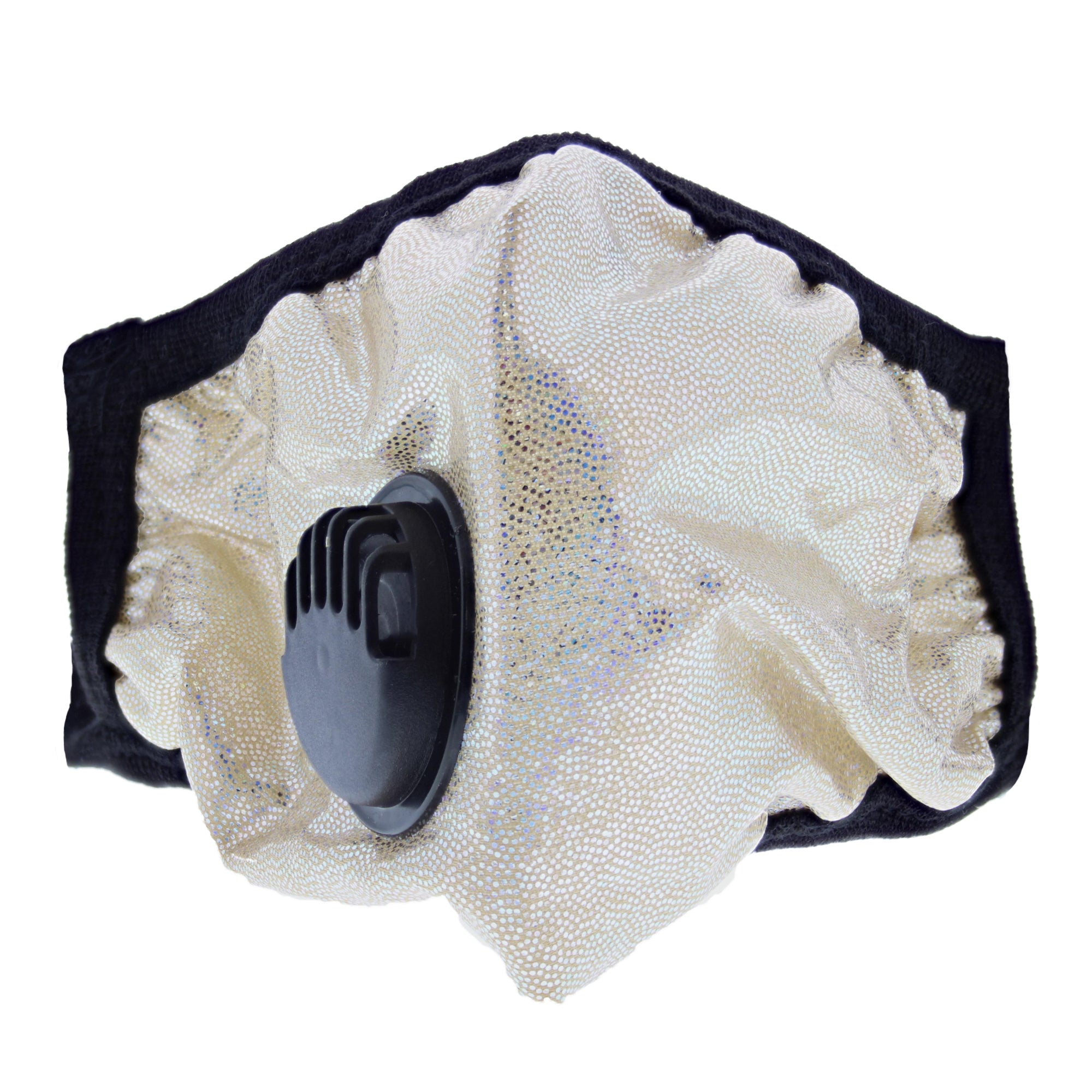 Glitter Cotton Face Mask with Valve