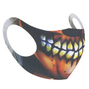 Scary Skull Grin Value Face Mask