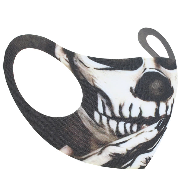 Skull with Hand to Mouth Value Face Mask