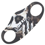 Skull with Hand to Mouth Value Face Mask