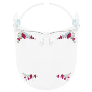 Full Face Shield Visor Glasses with Self Adhesive Face Gems/ Jewels