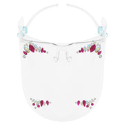 Full Face Shield Visor Glasses with Self Adhesive Face Gems/ Jewels