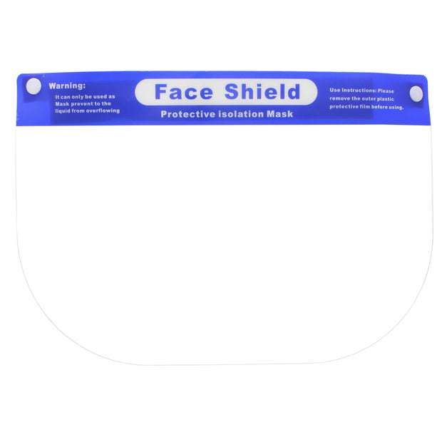 Full Face Shield on Foam Headband (No Glasses)