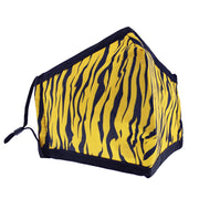 Tiger Stripes Print Cotton Face Mask