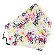 Punk Skulls & Paint Splash Cotton Face Mask