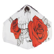 Skull & Roses Cotton Face Mask