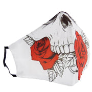 Skull & Roses Cotton Face Mask