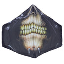 Biker Skull with Spikes Cotton Face Mask